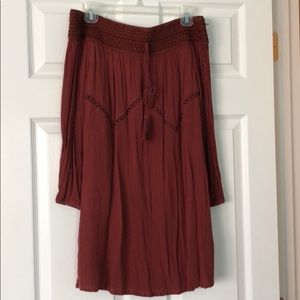 Women’s off the shoulder dress